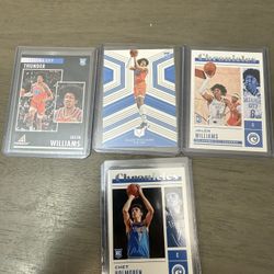 Lot Of 2021-22 Rookies (Cade Cunningham,Jaden Ivey,Chet Holmgren, Austin Reaves, Jalen Williams,Evan Mobley,etc)