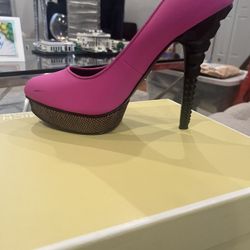 Rachel Roy Fuchsia 5’ Heel Pump Size 9 