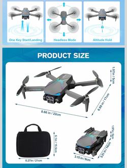 Foldable Camera Drone with Carrying Case