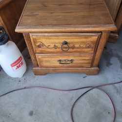 Night Stands Dresser With Mirror and headboard