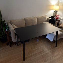 Black IKEA Lisabo Table