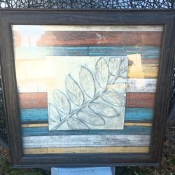 Textured Framed Wall Art 