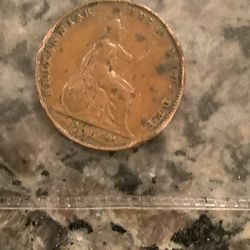 1858  Queen Victoria coin