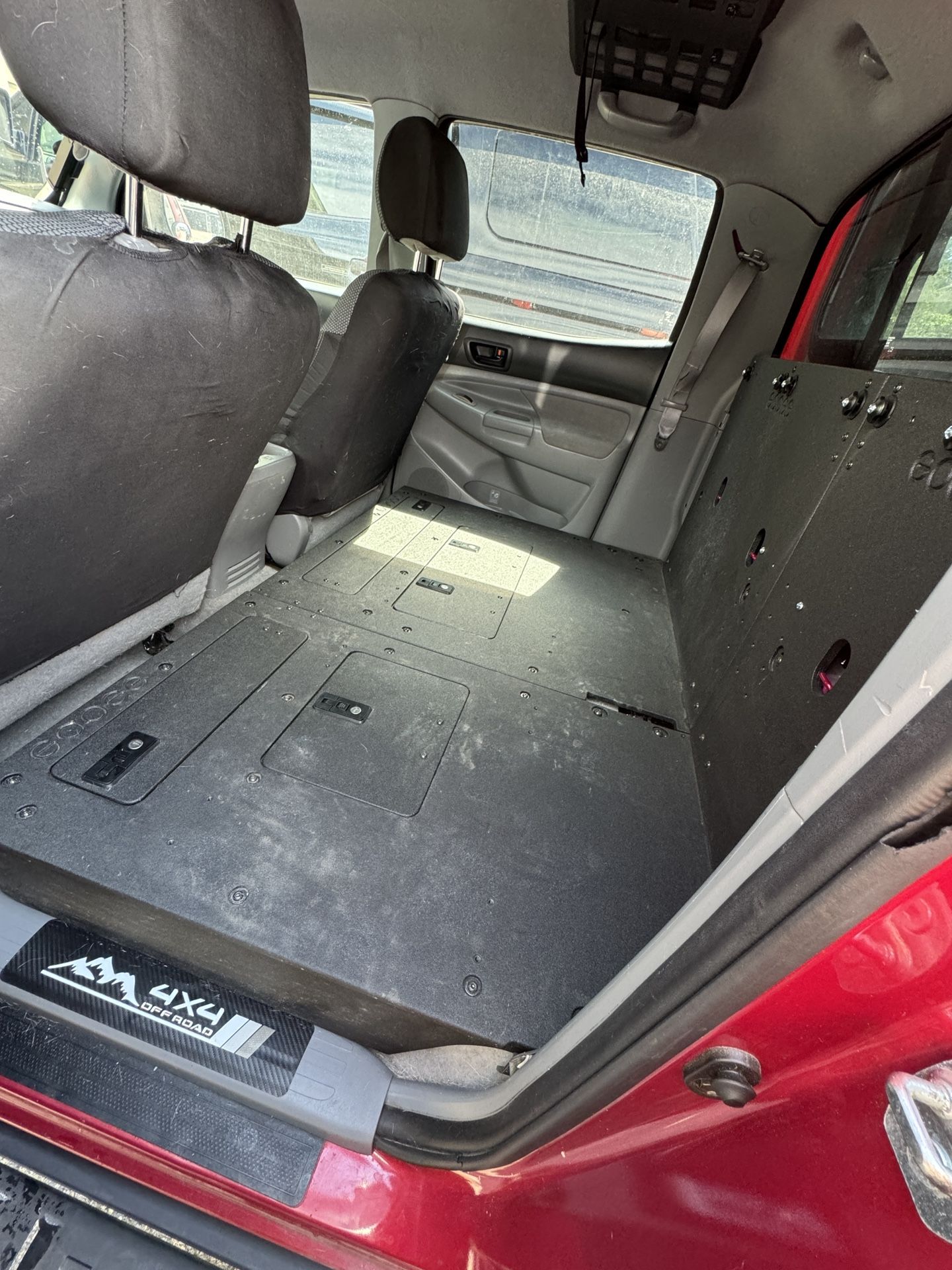 Toyota Tacoma Goose Gear Rear Seat Delete