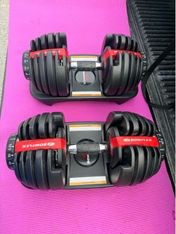 Like New- BOWFLEX 552 Adjustable Dumbbells