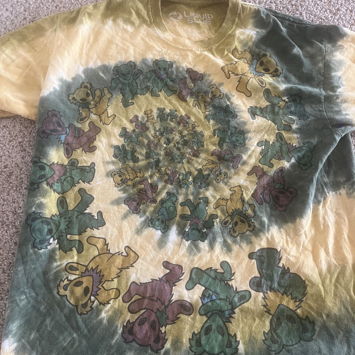 Liquid blue Grateful Dead T-shirt