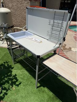 Camping kitchen table