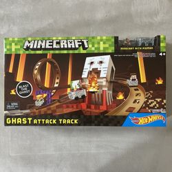 Hot Wheels Minecraft Ghast Attack Track NEW Set Rare