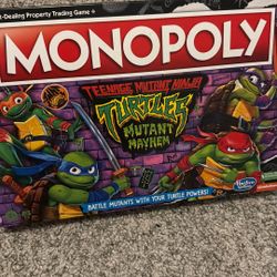 Brand New Ninja Turtles Monopoly 