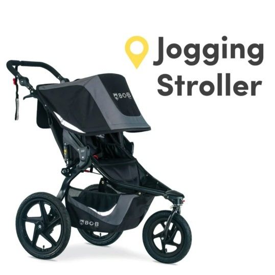 BOB Gear Revolution Flex 3.0 Jogging Stroller (Graphite Black)