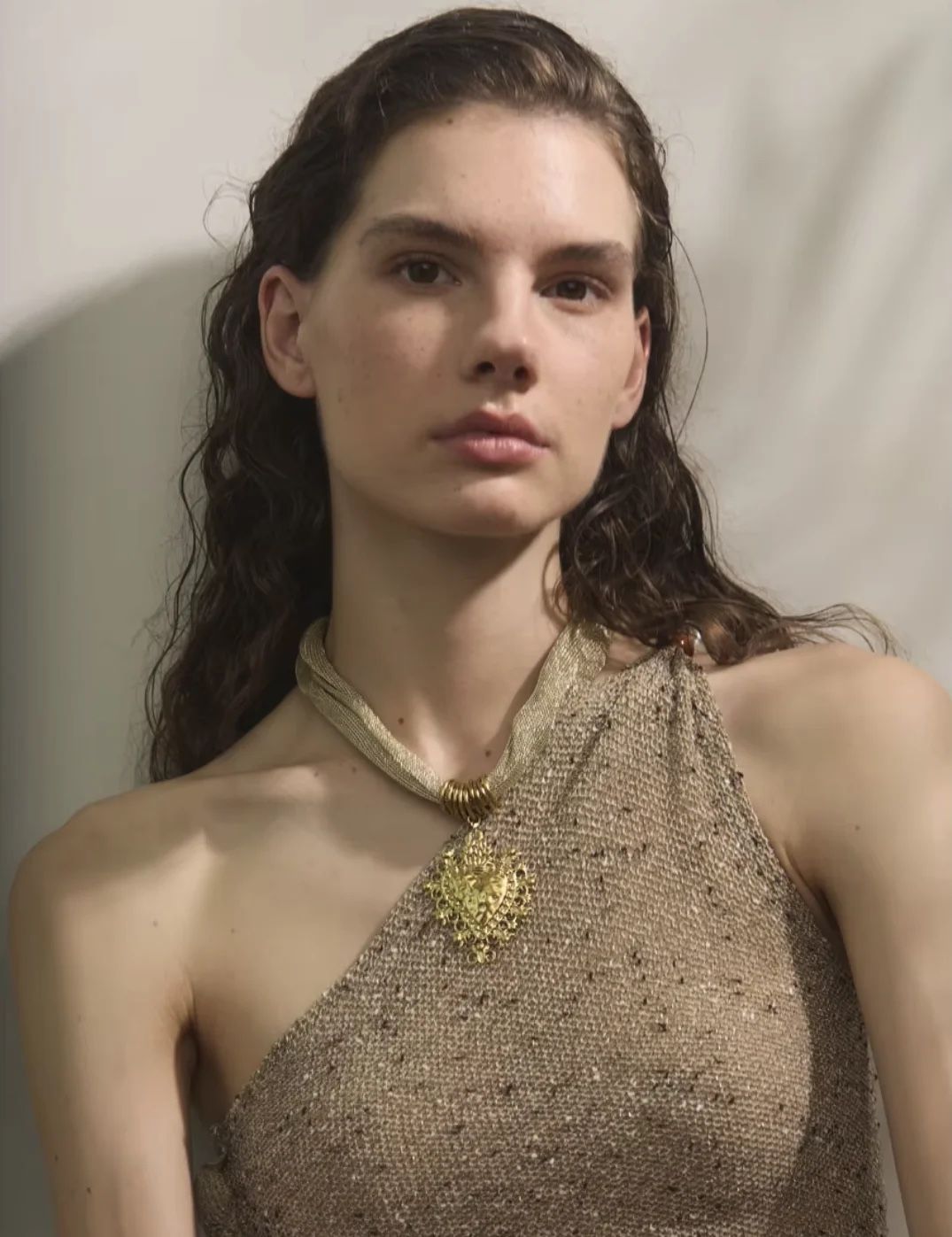 N292-New Style Polyester Cloth Chain Heart Pendant Necklace! 