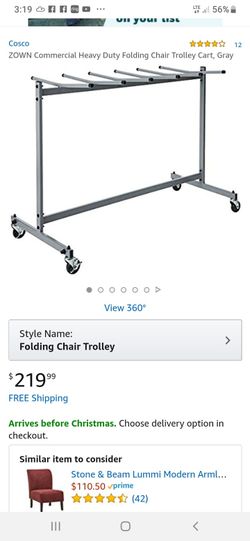 New in box heavy duty folding trolley cart