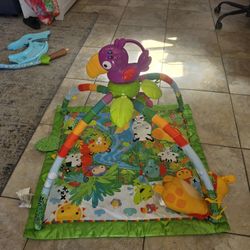 Fisher-Price Rainforest baby activity gym with musical bird
