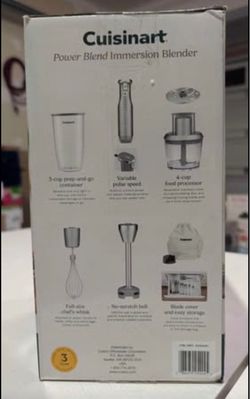 Cuisinart Variable Speed Immersion Blender with Food