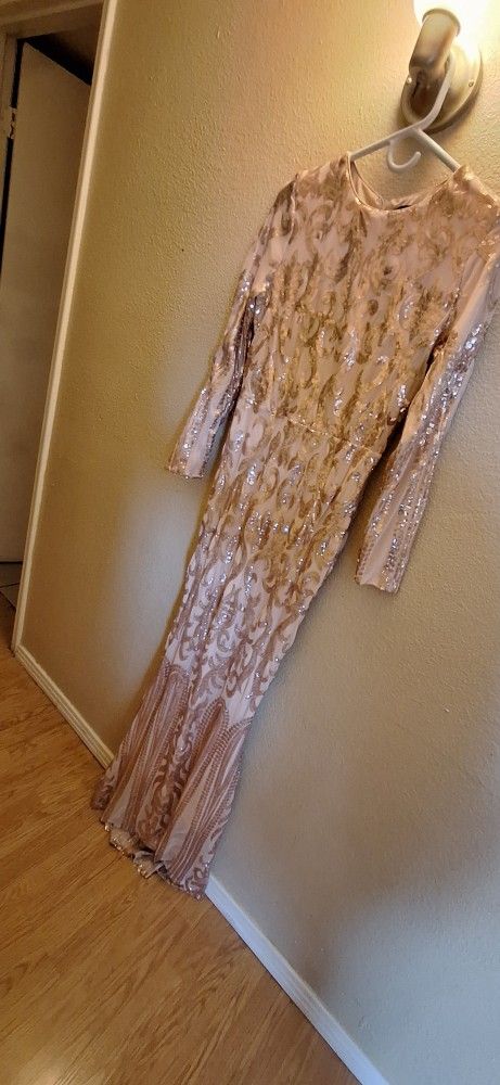 Champagne Dress Vestido
