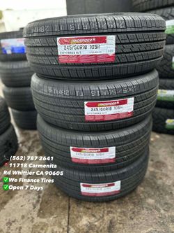 245/60R18 Landspider CityTraxx New Set of Tires Installed and Balanced Set de Llantas Nuevas Instaladas y Balanceadas