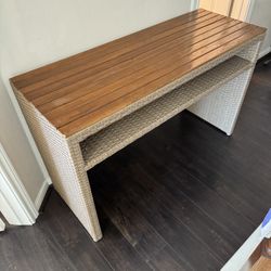 Console Table with Chairs