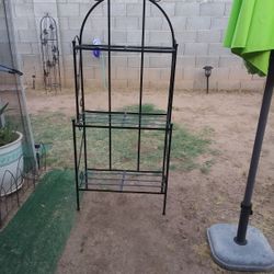 Black Bakers Rack H 57x L25 X W 12