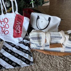 3 DSW Canvas Totes/bags $10each Or All 3 For $25
