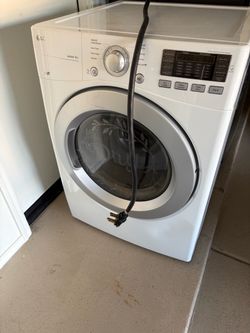 LG Front Load Dryer White