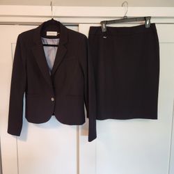 Black Calvin Klein Suit - Size 10