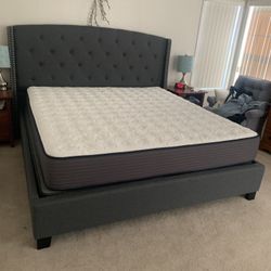New In Box Queen Or King Bed Frame With Mattress (read description below)