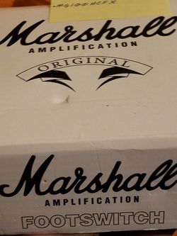 Marshall amplification footswitch