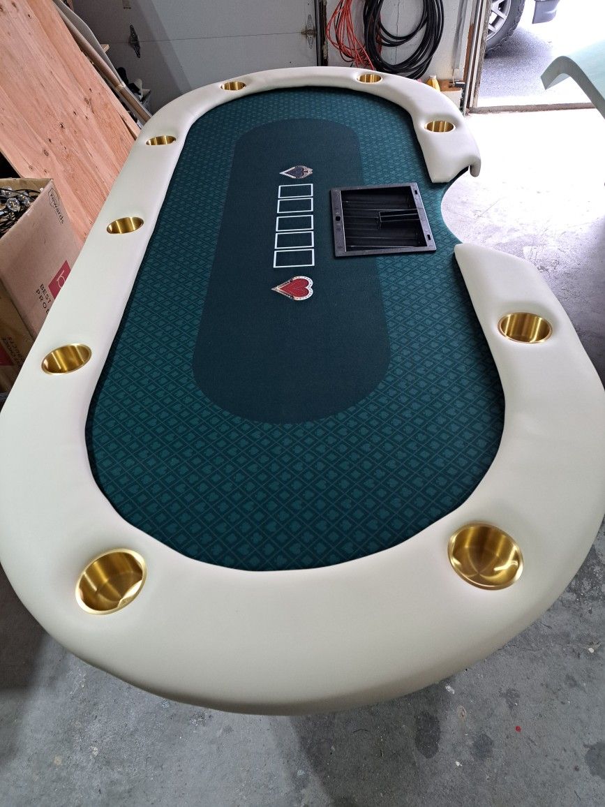 8ft Custom Poker Table