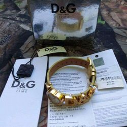 Women's new I heart D&G Dolce Gabbana Time fashion Wrist watch 