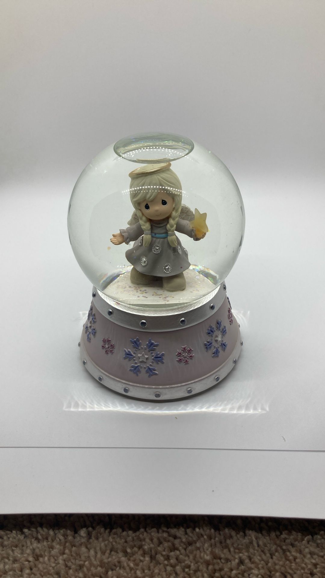 Precious Moments Music Globe 2008 Angel