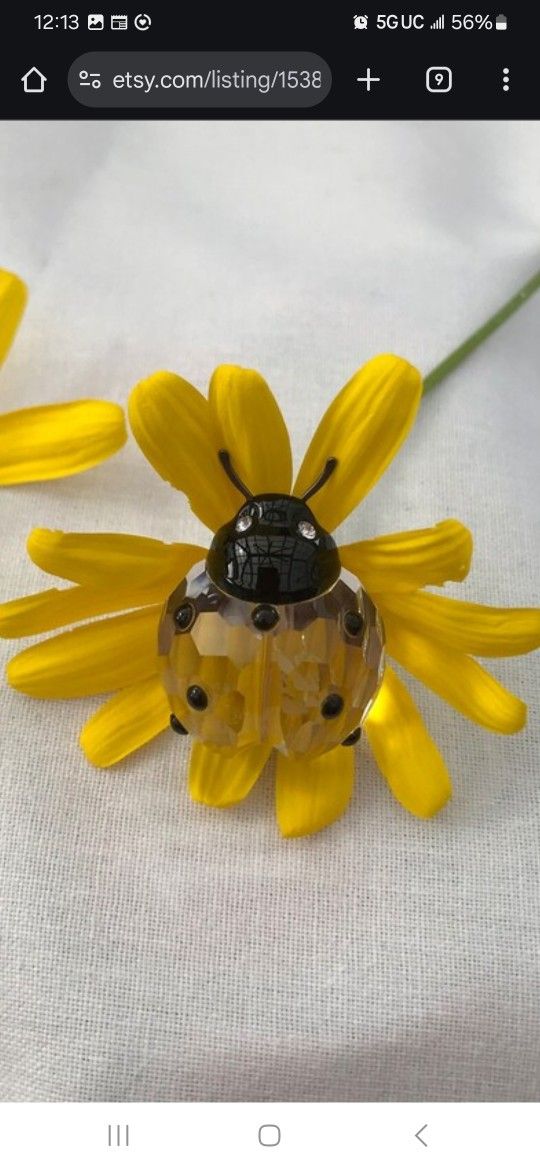 Swarovski Crystal Lady Bug