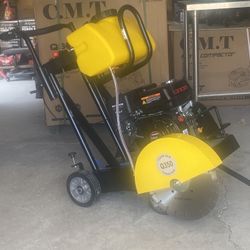 Walk behind concrete cutting saw