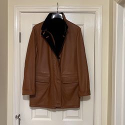 Reversible Leather Coat 