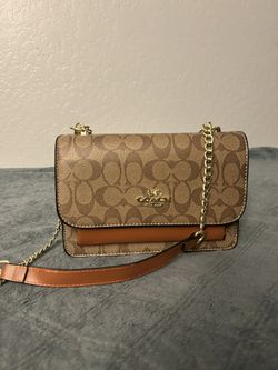 Brown coach bag