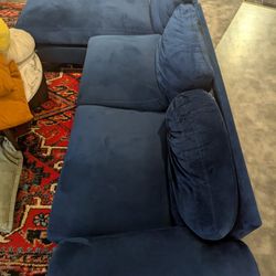 Used Blue Chaise Lounge