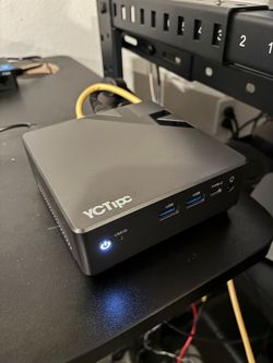 Ultra-compact YCTipc Mini PC – Intel N95, 8GB RAM, 256GB SSD, Windows 11 – Perfect Silent Office/HTPC Box!