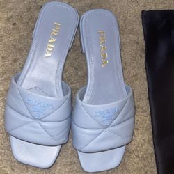 Prada Quilted Mule Slides
