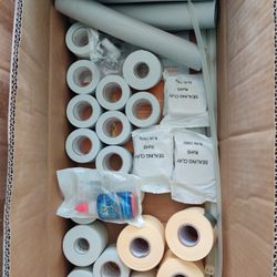 HVAC Supplies Assorted Tape Sealant Sealing Clay