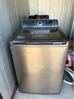 Silver Samsung Washer & Dryer Set