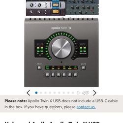 Universal Audio Apollo Twin X USB Heritage Edition 10x6 USB Audio Interface with UAD DSP