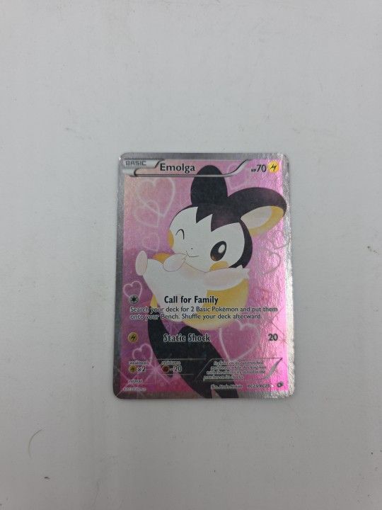 Pokémon TCG Emolga RC23/25 Full Art Rare Holo Card Legendary Treasures