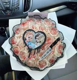 Chucky Horror Theme Rose Bouquet