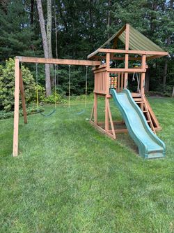 Playscape swing set