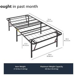 Twin Folding Platform Bed Frames
(READ DESCRIPTION)