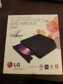 LG Slim Portable DVD Writer