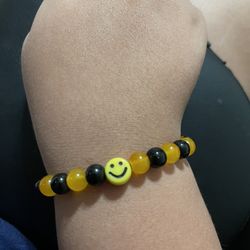 Yellow And Black Bracelet