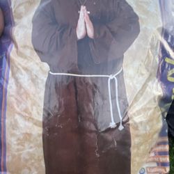 Brown Robe With Rope Belt New Monk