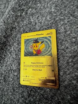 Pikachu trading cards