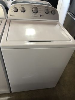 Whirlpool washer with 1yr warranty
