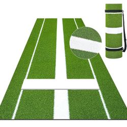 Jaikg 10’x3’ Anti Slip Rubber Softball Pitching Mat